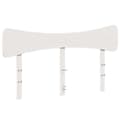 Miniatyrbilde 7 av 11: vidaXL Sengeramme uten madrass hvit 140x200 cm heltre furu