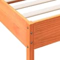 Pikkukuva 10 / 11: vidaXL Sängynrunko ilman patjaa vahanruskea 75x190 cm täysi mänty