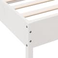 Miniatyrbillede 10 af 11: vidaXL sengeramme uden madras 180x200 cm massivt fyrretræ hvid