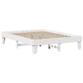 Miniatyrbillede 7 af 10: vidaXL sengeramme uden madras 140x190 cm massivt fyrretræ hvid