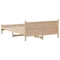 Miniatyrbilde 7 av 10: vidaXL Sengeramme uten madrass 150x200 cm heltre furu