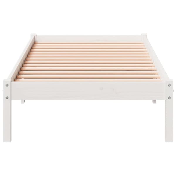 vidaXL ekstra lang sengeramme uden madras 90x220 cm massivt fyrretræ