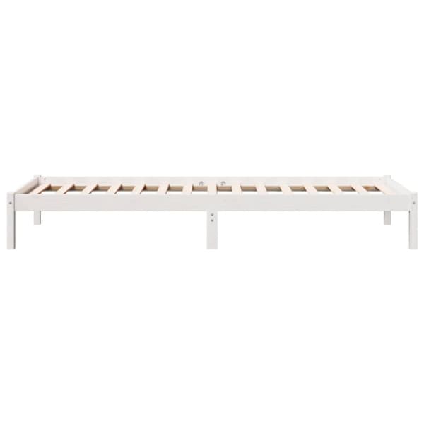 vidaXL ekstra lang sengeramme uden madras 90x220 cm massivt fyrretræ
