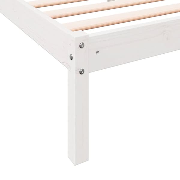 vidaXL ekstra lang sengeramme uden madras 90x220 cm massivt fyrretræ