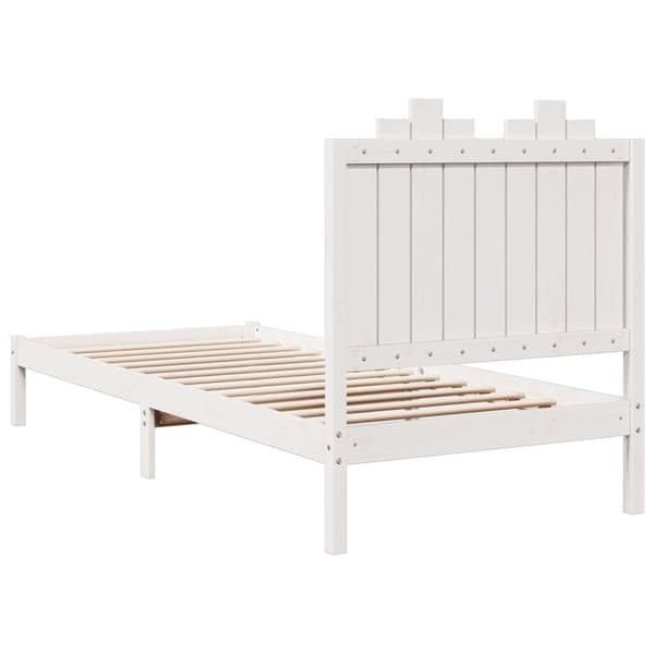 vidaXL ekstra lang sengeramme uden madras 100x210 cm massivt træ