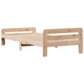 Miniatyrbilde 7 av 10: vidaXL Sengeramme uten madrass 75x190 cm heltre furu