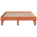 Miniatyrbilde 5 av 10: vidaXL Sengeramme uten madrass voksbrun 140x190 cm heltre furu