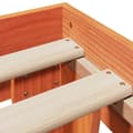 Miniatyrbilde 8 av 10: vidaXL Sengeramme uten madrass voksbrun 140x190 cm heltre furu
