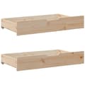 Miniatyrbilde 7 av 11: vidaXL Sengeramme uten madrass 100x200 cm heltre furu