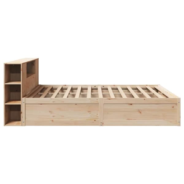 vidaXL Sängram utan madrass 180x200 cm massiv furu