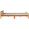 Miniatyrbilde 6 av 10: vidaXL Sengeramme uten madrass brun 150x200 cm heltre furu