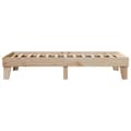 Miniatyrbilde 6 av 10: vidaXL Sengeramme uten madrass 100x200 cm heltre furu