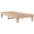 Miniatyrbilde 7 av 10: vidaXL Sengeramme uten madrass 100x200 cm heltre furu