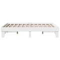 Miniatyrbilde 6 av 10: vidaXL Sengeramme uten madrass hvit 160x200 cm heltre furu