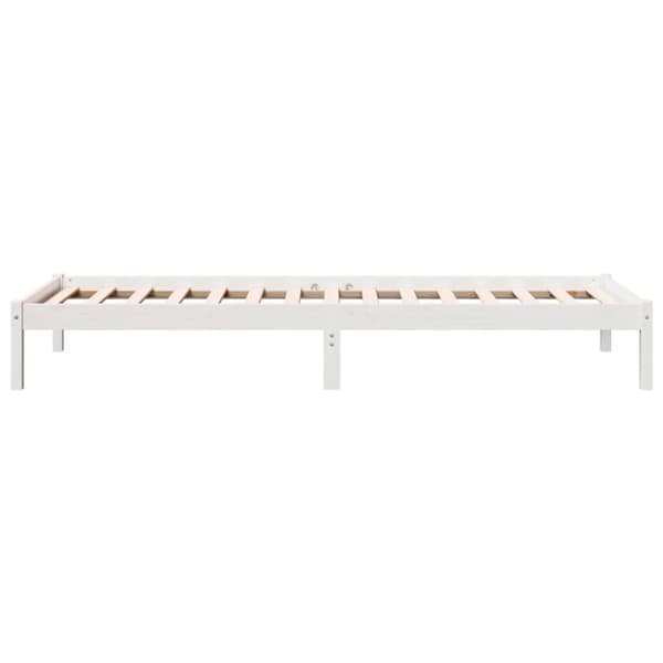 vidaXL ekstra lang sengeramme uden madras 90x210 cm massivt fyrretræ