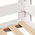 Miniatyrbillede 8 af 10: vidaXL sengeramme uden madras 70x140 cm massivt fyrretræ hvid
