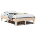 Miniatyrbilde 3 av 10: vidaXL Sengeramme uten madrass 120x200 cm heltre furu