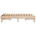 Miniatyrbilde 6 av 10: vidaXL Sengeramme uten madrass 120x200 cm heltre furu