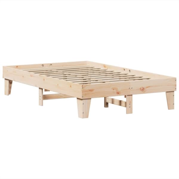 vidaXL Sengeramme uten madrass 120x200 cm heltre furu