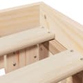 Miniatyrbilde 8 av 10: vidaXL Sengeramme uten madrass 120x200 cm heltre furu