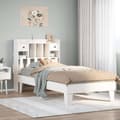 Miniatyrbilde 2 av 11: vidaXL Sengeramme uten madrass hvit 75x190 cm heltre furu
