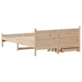 Miniatyrbilde 9 av 11: vidaXL Sengeramme uten madrass 120x190 cm heltre furu