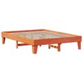 Miniatyrbilde 7 av 10: vidaXL Sengeramme uten madrass brun 150x200 cm heltre furu