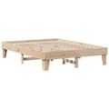 Miniatyrbillede 7 af 10: vidaXL sengeramme uden madras 160x200 cm massivt fyrretræ