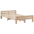 Miniatyrbilde 6 av 11: vidaXL Sengeramme uten madrass 120x190 cm heltre furu