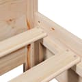 Miniatyrbilde 11 av 11: vidaXL Sengeramme uten madrass 120x190 cm heltre furu