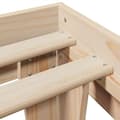 Miniatyrbilde 8 av 10: vidaXL Sengeramme med madrass 200x200 cm heltre furu