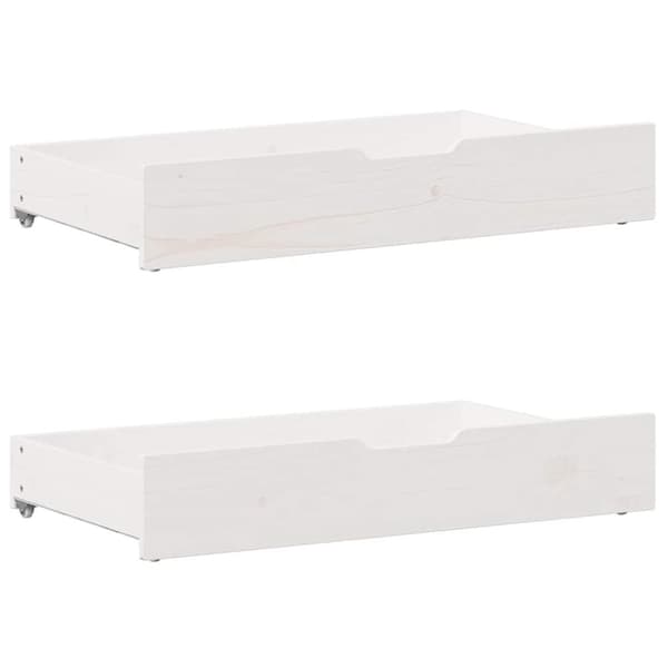 vidaXL Sängynrunko ilman patjaa päädyllä 75x190 cm täysi mänty