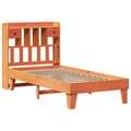 Miniatyrbilde 4 av 11: vidaXL Sengeramme uten madrass voksbrun 75x190 cm heltre furu