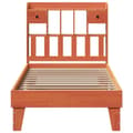 Miniatyrbilde 5 av 11: vidaXL Sengeramme uten madrass voksbrun 75x190 cm heltre furu