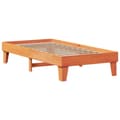 Miniatyrbilde 6 av 11: vidaXL Sengeramme uten madrass voksbrun 75x190 cm heltre furu