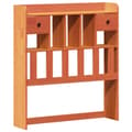Miniatyrbilde 7 av 11: vidaXL Sengeramme uten madrass voksbrun 75x190 cm heltre furu