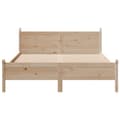Miniatyrbilde 5 av 10: vidaXL Sengeramme uten madrass 120x200 cm heltre furu