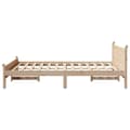 Miniatyrbilde 6 av 10: vidaXL Sengeramme uten madrass 120x200 cm heltre furu