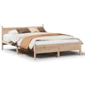 Miniatyrbilde 1 av 10: vidaXL Sengeramme uten madrass 120x200 cm heltre furu
