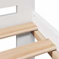 Miniatyrbilde 11 av 11: vidaXL Sengeramme uten madrass hvit 135x190 cm heltre furu