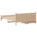 Miniatyrbilde 9 av 11: vidaXL Sengeramme uten madrass 160x200 cm heltre furu