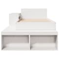 Miniatyrbilde 5 av 11: vidaXL Sengeramme uten madrass hvit 80x200 cm heltre furu