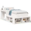 Miniatyrbilde 1 av 11: vidaXL Sengeramme uten madrass hvit 80x200 cm heltre furu