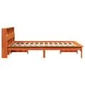 Miniatyrbilde 6 av 10: vidaXL Sengeramme uten madrass voksbrun 140x190 cm heltre furu