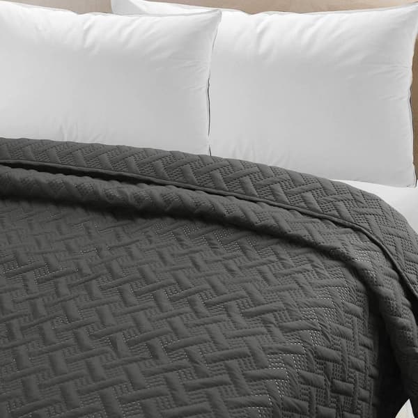 Rootz Geometric Sengetæppe - Dynebetræk - Vendbar dyne - 100 % mikrofiber - Moderne design - 170 cm x 210 cm, 220 cm x 240 cm, 240 cm x 260 cm