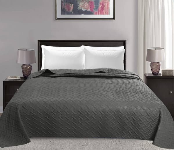 Rootz Geometric Sengetæppe - Dynebetræk - Vendbar dyne - 100 % mikrofiber - Moderne design - 170 cm x 210 cm, 220 cm x 240 cm, 240 cm x 260 cm