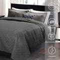 Miniatyrbillede 2 af 7: Rootz Geometric Sengetæppe - Dynebetræk - Vendbar dyne - 100 % mikrofiber - Moderne design - 170 cm x 210 cm, 220 cm x 240 cm, 240 cm x 260 cm