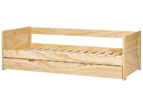 Dagseng Lyst tre Furu 90 x 200 cm Moderne og skandinavisk stil Ekstra uttrekkbar seng Barnerom Soverom
