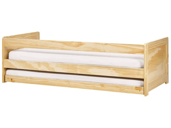 Dagseng Lyst tre Furu 90 x 200 cm Moderne og skandinavisk stil Ekstra uttrekkbar seng Barnerom Soverom