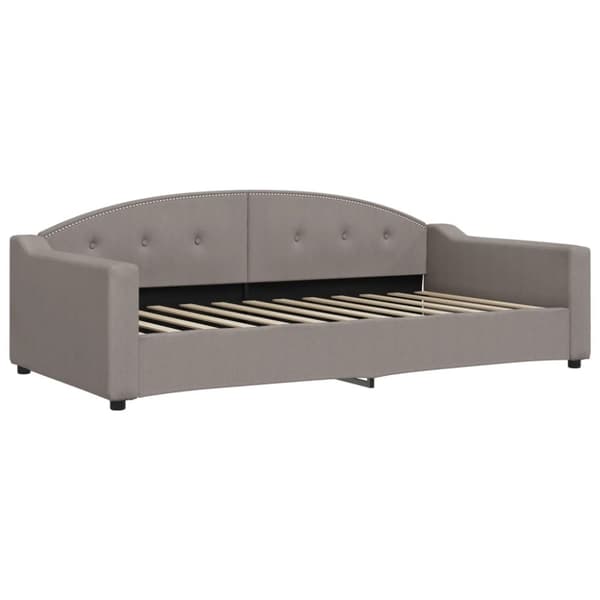 Dagbädd taupe 100x200 cm tyg